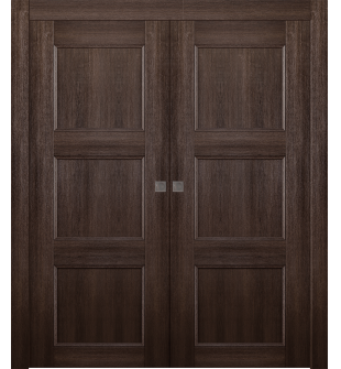 Oxford Uno 07 2Rn Veralinga Oak Double pocket doors