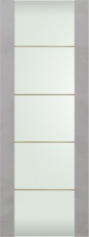 DOOR SLAB AVON 202 4H GOLD VETRO LIGHT URBAN 24" X 80" X 1 3/4"