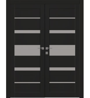 Avon 07-03 Vetro Black Matte Double doors