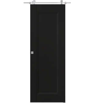 Oxford Duo 07 Black Matte Barn doors