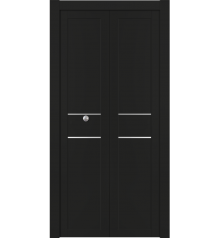 Avon 07 2Hn Black Matte Bi-folding doors