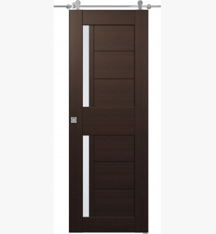 Esta Vetro Veralinga Oak Barn doors