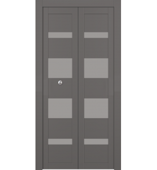 Avon 07-01 Vetro Gray Matte Bi-folding doors