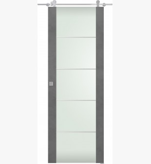 Avon 202 4H Vetro Dark Urban Barn doors