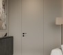 Primed Door Example For Painting In Grey Modern Interior Frameless Door by Belldinni