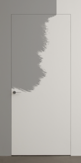 Primed Door Example For Painting In Grey