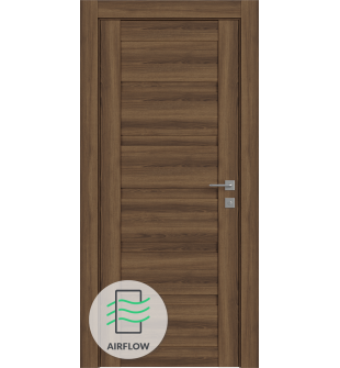 Louver Pecan Nutwood Hinged doors