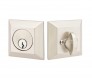 EMTEK QUINCY DEADBOLT DOUBLE CYLINDER 8478 SATIN NICKEL US 15 for Steel Front Doors