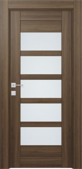Avon 07-07 Vetro Pecan Nutwood Single Doors