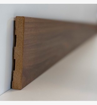BASE MOLDING TYPE 3 1/2" X 1/2" PECAN NUTWOOD 96"