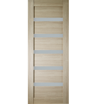 DOOR SLAB LEORA VETRO SHAMBOR 18" X 84" X 1 3/4" FROSTED GLASS