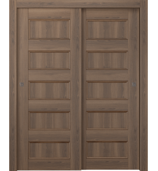 Oxford Uno 07 4R Pecan Nutwood Bypass doors