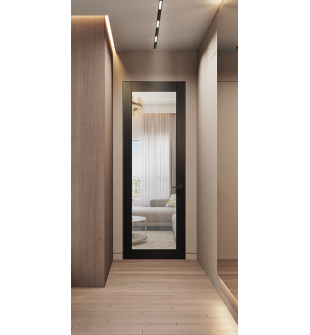 Avon 207 Clear Vetro Black Matte Frameless