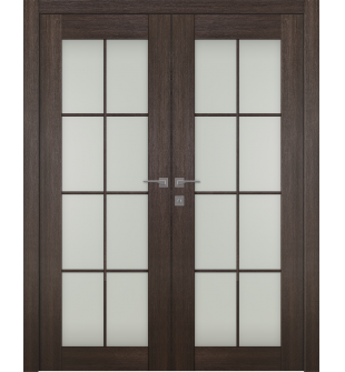 Avon 8 Lite Vetro Veralinga Oak Double doors