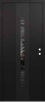 DIAMOND A5 36" X 80" BLACK/BLACK MIRRORED GLASS PANEL BLACK LHI