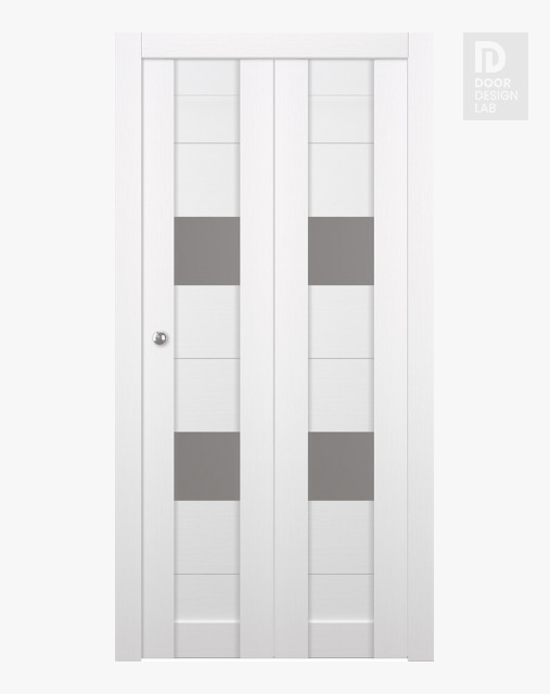 Berta Vetro Bianco Noble Bi-folding doors