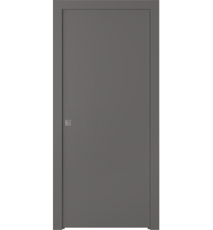 Optima Gray Matte Pocket doors