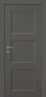 Oxford Uno 07 2Rn Gray Matte Single Doors