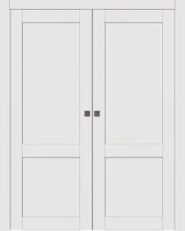 Shaker 2 Panel Snow White Double