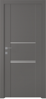 Avon 01 3H Gray Matte Hinged doors