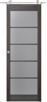 Palladio 5 Lite Vetro Gray Oak