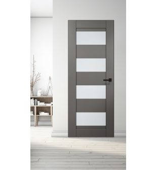 Della Vetro Gray Matte Frameless