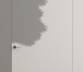 Modern Interior RTA DOOR SLAB EXAMPLE FLUSH LVL PRIMED DOOR FOR PAINTING IN GREY 30" X 108" X 1 3/4"