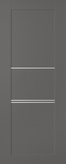 DOOR SLAB AVON 07 3H GRAY MATTE 24" X 96" X 1 3/4"