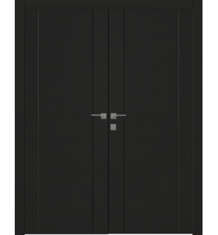 Avon 07 Black Matte Double doors