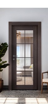 Palladio 8 Lite Clear Vetro Gray Oak