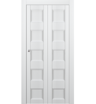 Oxford Uno 07 4R Snow White Bi-folding doors