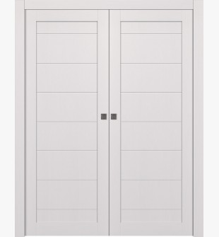 Ermi Bianco Noble Double pocket doors
