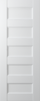 DOOR SLAB OXFORD UNO 07 4R SNOW WHITE 30" X 92 1/2" X 1 3/4"