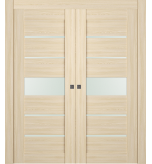 Avon 07-06 Vetro Loire Ash Double pocket doors