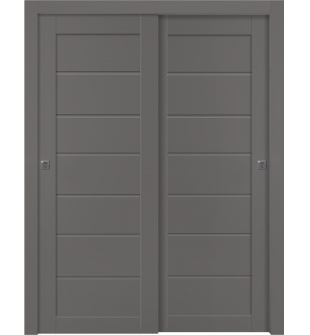 Alda Gray Matte Bypass doors