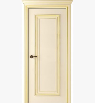 Palazzo 1 Ivory Gold Patina Double doors