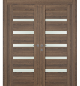 Avon 07-04 Vetro Pecan Nutwood Double doors