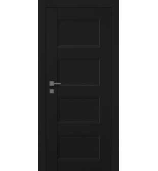 Oxford Uno 07 3R Black Matte Single Doors