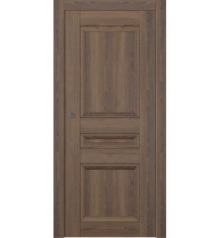 Oxford Duo 07 2R Pecan Nutwood Pocket doors