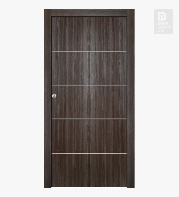 Palladio 4H Gray Oak Bi-folding doors