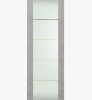 Avon 202 4H Gold Strips Vetro Light Urban Slab doors