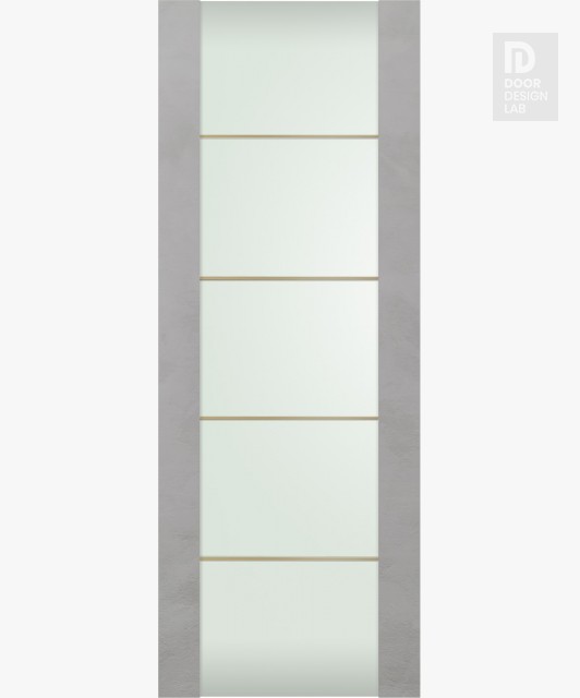 DOOR SLAB AVON 202 4H GOLD VETRO LIGHT URBAN 24" X 80" X 1 3/4"