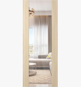 Avon 202 Clear Vetro Loire Ash Slab doors