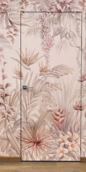 RTA DOOR SLAB EXAMPLE FOR WALLPAPERING WITH GEOMETRIC WAVES 32" X 84" X 1 3/4"