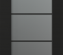 Modern Interior DOOR SLAB AVON 5 LITE VETRO BLACK MATTE 18" X 80" X 1 3/4"