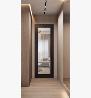 Avanti 207 Clear Vetro Black Apricot Frameless