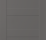 Modern Interior DOOR SLAB AVON 07 4R GRAY MATTE 28" X 96" X 1 3/4"