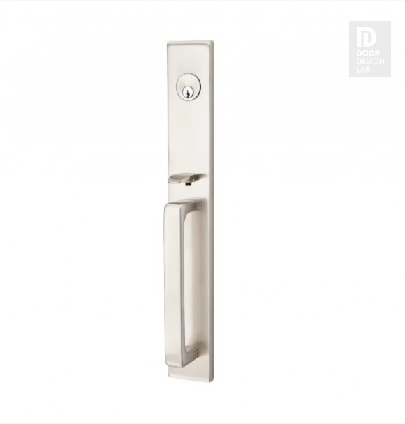 EMTEK LAUSANNE DUMMY 4809 SATIN NICKEL US15 for Steel Front Doors