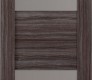 Modern Interior DOOR SLAB BERTA VETRO GRAY OAK 36" X 80" X 1 9/16" FROSTED GLASS