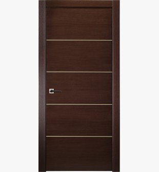 Mia 4H Gold Wenge Pocket doors
